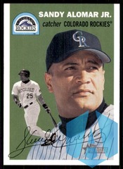 2003 Topps Heritage SP #424 Sandy Alomar Jr. Colorado Rockies